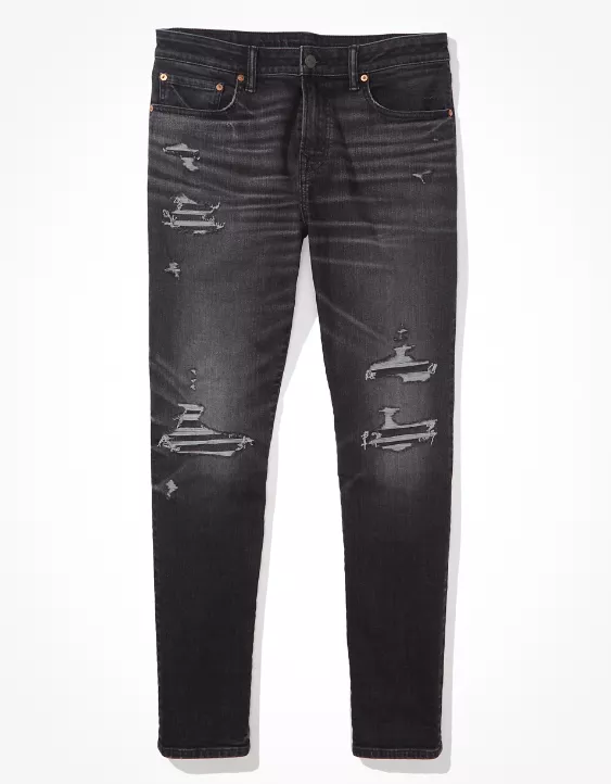 AE AirFlex+ Patched Athletic Fit Jean 3 AE AirFlex+ Patched Athletic Fit Jean - Image 3