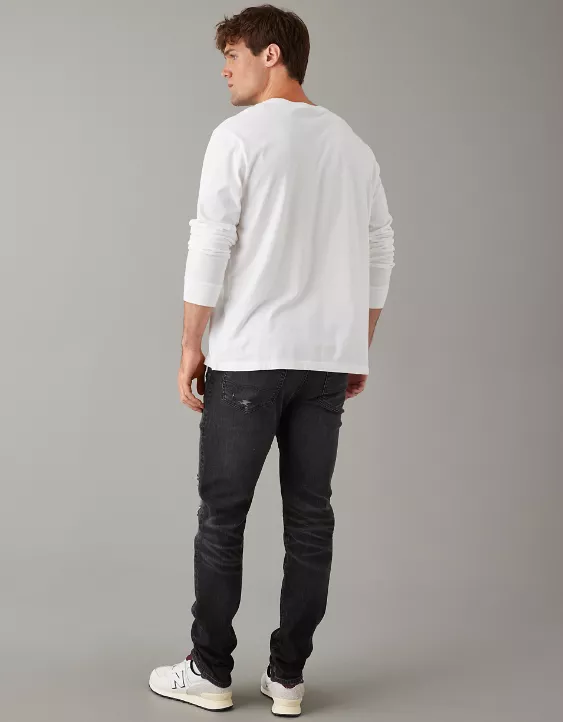 AE AirFlex+ Patched Athletic Fit Jean 2 AE AirFlex+ Patched Athletic Fit Jean - Image 2