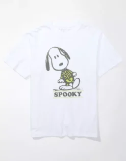 AE Super Soft Snoopy Halloween Graphic T-Shirt -Aeri Clothing Shop 0160 1803 100 f