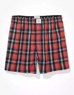 AEO Plaid Flannel Boxer Short -Aeri Clothing Shop 0220 0001 199 f