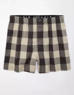 AEO Plaid Stretch Boxer Short -Aeri Clothing Shop 0220 0051 008 f