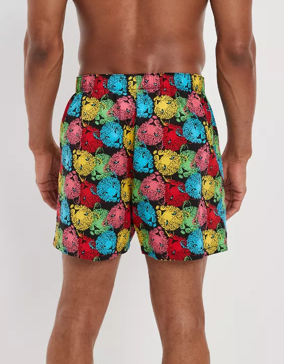 AEO Neon Leopards Stretch Boxer Short 2 AEO Neon Leopards Stretch Boxer Short - Image 2