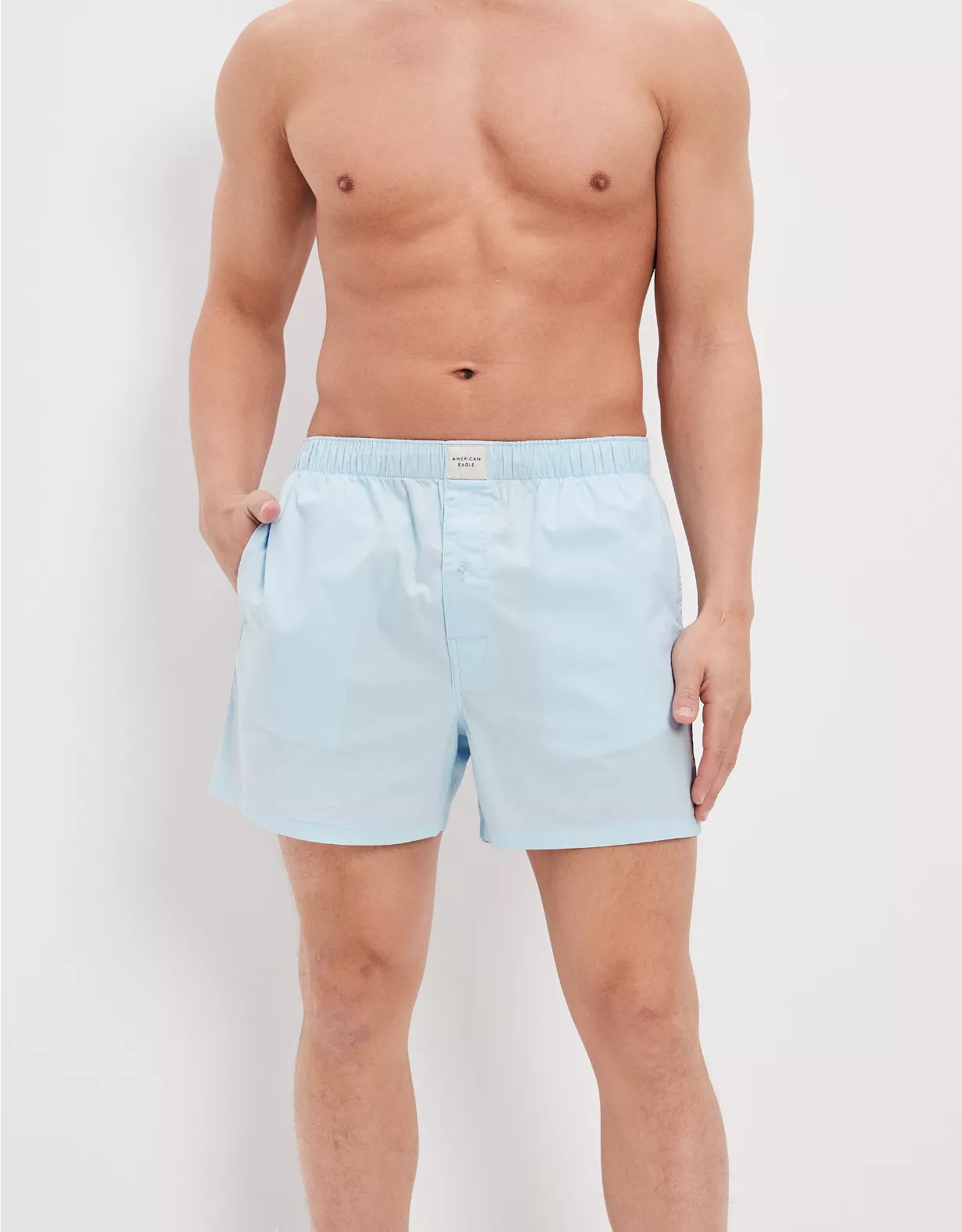 AEO Solid Stretch Pocket Boxer Short 1 AEO Solid Stretch Pocket Boxer Short