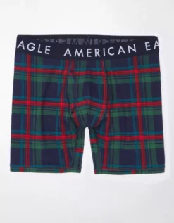 AEO Plaid 6" Classic Boxer Brief -Aeri Clothing Shop 0235 0034 410 f
