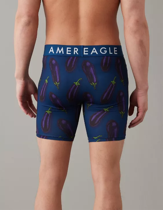 AEO Eggplant 6" Flex Boxer Brief 2 AEO Eggplant 6" Flex Boxer Brief - Image 2
