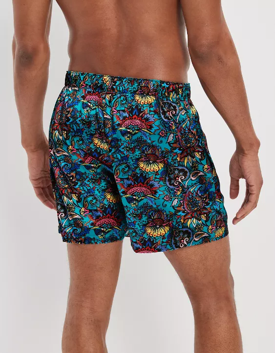 AEO Paisley Satin Pocket Boxer Short 2 AEO Paisley Satin Pocket Boxer Short - Image 2