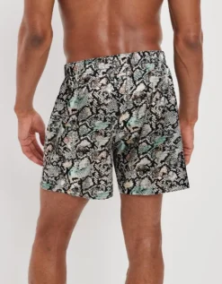 AEO Snake Skin Satin Pocket Boxer Short -Aeri Clothing Shop 0238 3423 100 ob
