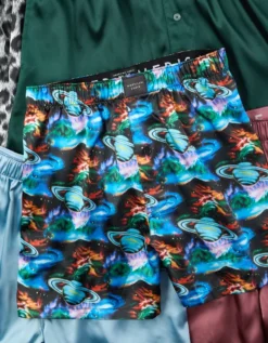 AEO Galaxy Satin Pocket Boxer Short -Aeri Clothing Shop 0238 3567 001 d2