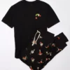 AE Grinch & Max Fleece PJ Set