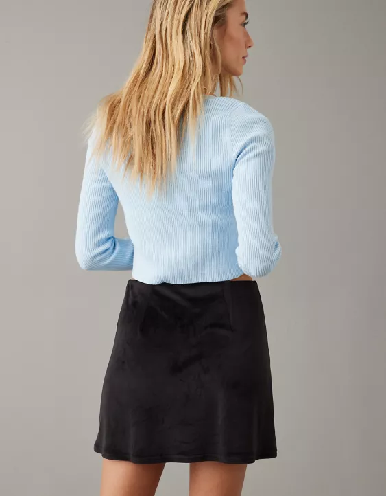 AE It Knit Velvet Skort 2 AE It Knit Velvet Skort - Image 2