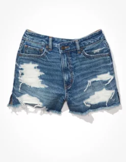 AE Strigid Denim Mom Short -Aeri Clothing Shop 0338 7366 471 f