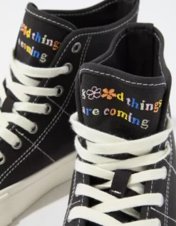 AE Doodle Canvas High-Top Sneaker -Aeri Clothing Shop 0414 6171 001 b