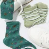 AE Daisy Striped Boyfriend Sock 2-Pack