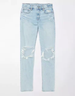 AE Stretch Super High-Waisted Ripped Ankle Straight Jean -Aeri Clothing Shop 0435 4822 432 f