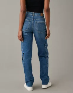 AE Stretch Super High-Waisted Baggy Straight Cargo Jean -Aeri Clothing Shop 0437 4669 338 ob
