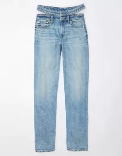 AE Strigid Super High-Waisted Baggy Straight Cut-Out Jean -Aeri Clothing Shop 0437 4841 409 f