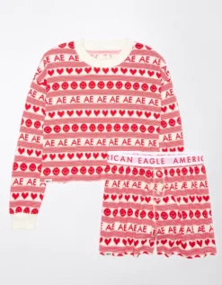 AE Fair Isle Plush PJ Set 5 AE Fair Isle Plush PJ Set -Aeri Clothing Shop 0575 2963 600 f