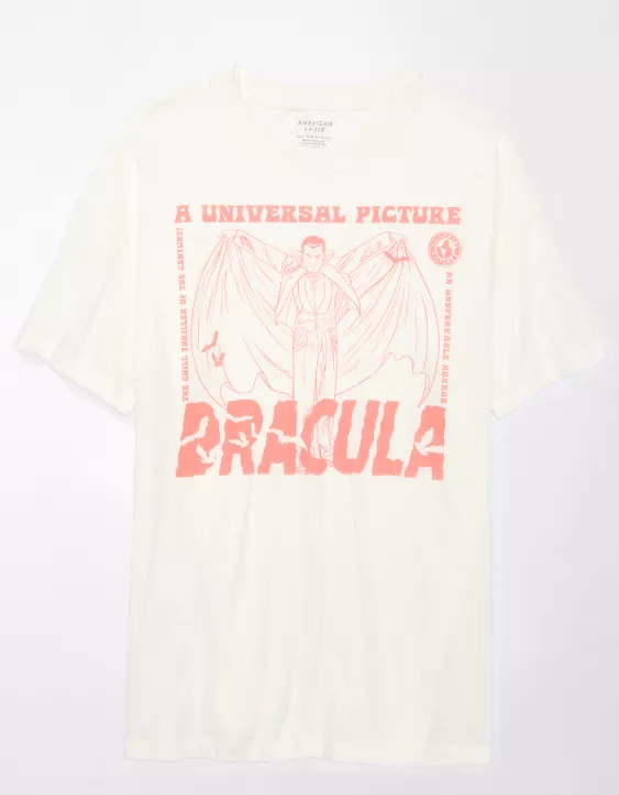 AE Oversized Dracula Graphic Tee 3 AE Oversized Dracula Graphic Tee - Image 3