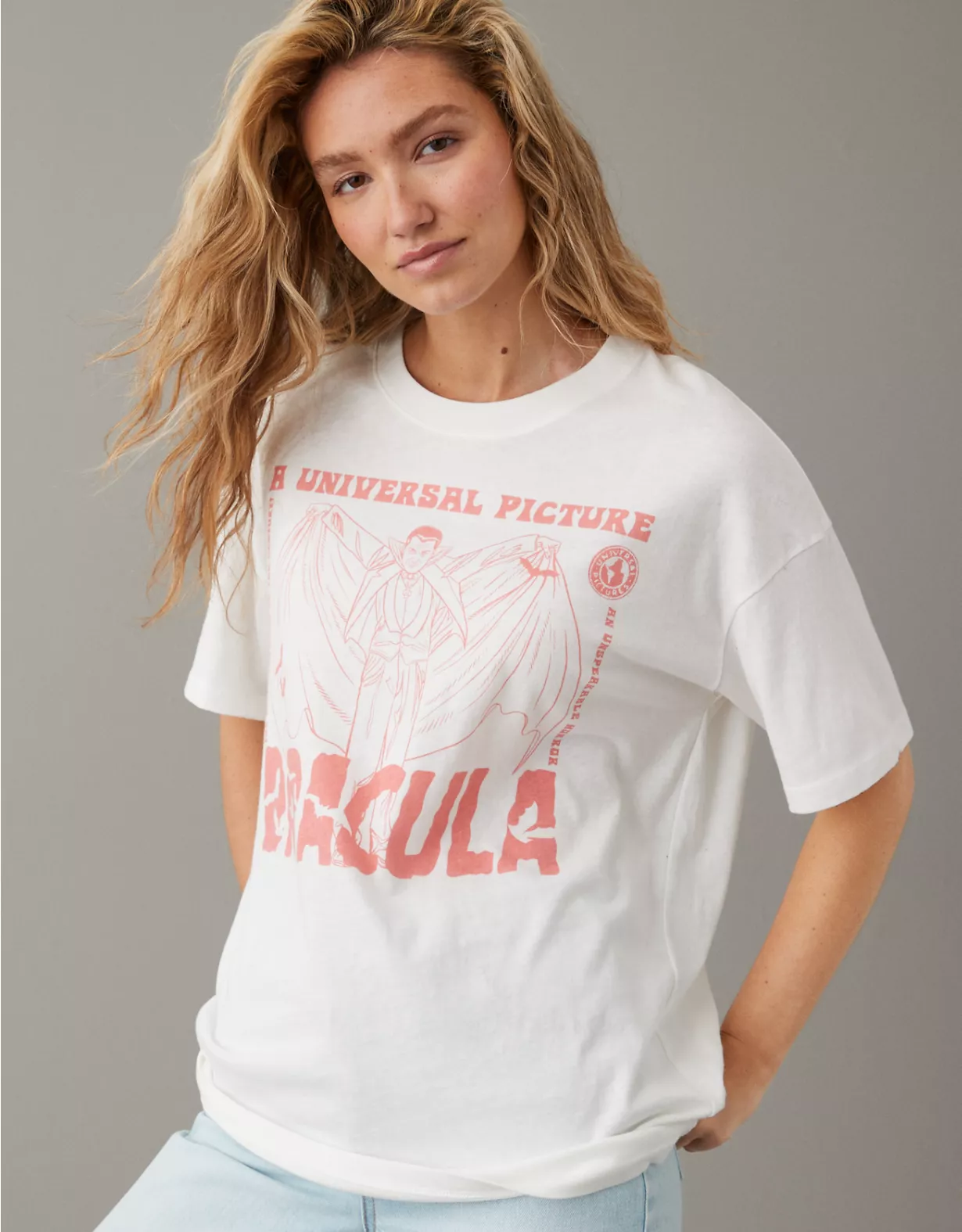 AE Oversized Dracula Graphic Tee 1 AE Oversized Dracula Graphic Tee