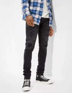 AE AirFlex+ Patched Stacked Skinny Jean