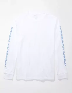 AE Super Soft Long-Sleeve Graphic T-Shirt -Aeri Clothing Shop 1182 3389 100 f