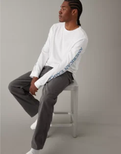 AE Super Soft Long-Sleeve Graphic T-Shirt