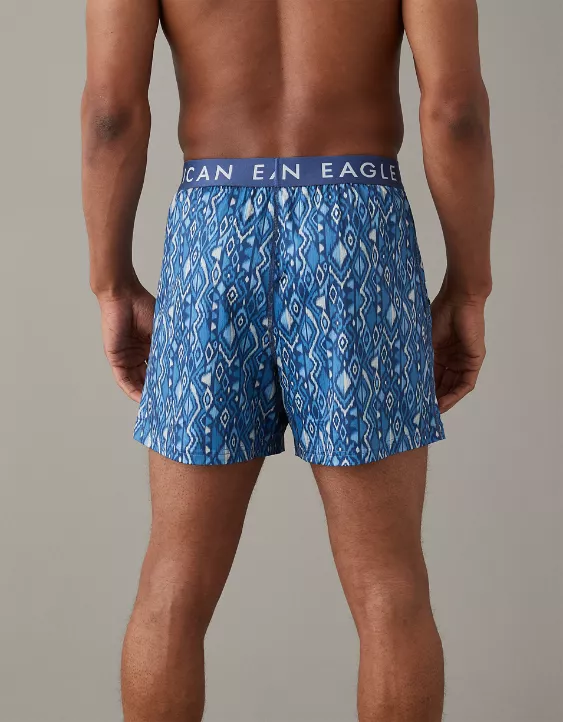 AEO Geo Print Ultra Soft Pocket Boxer Short 2 AEO Geo Print Ultra Soft Pocket Boxer Short - Image 2