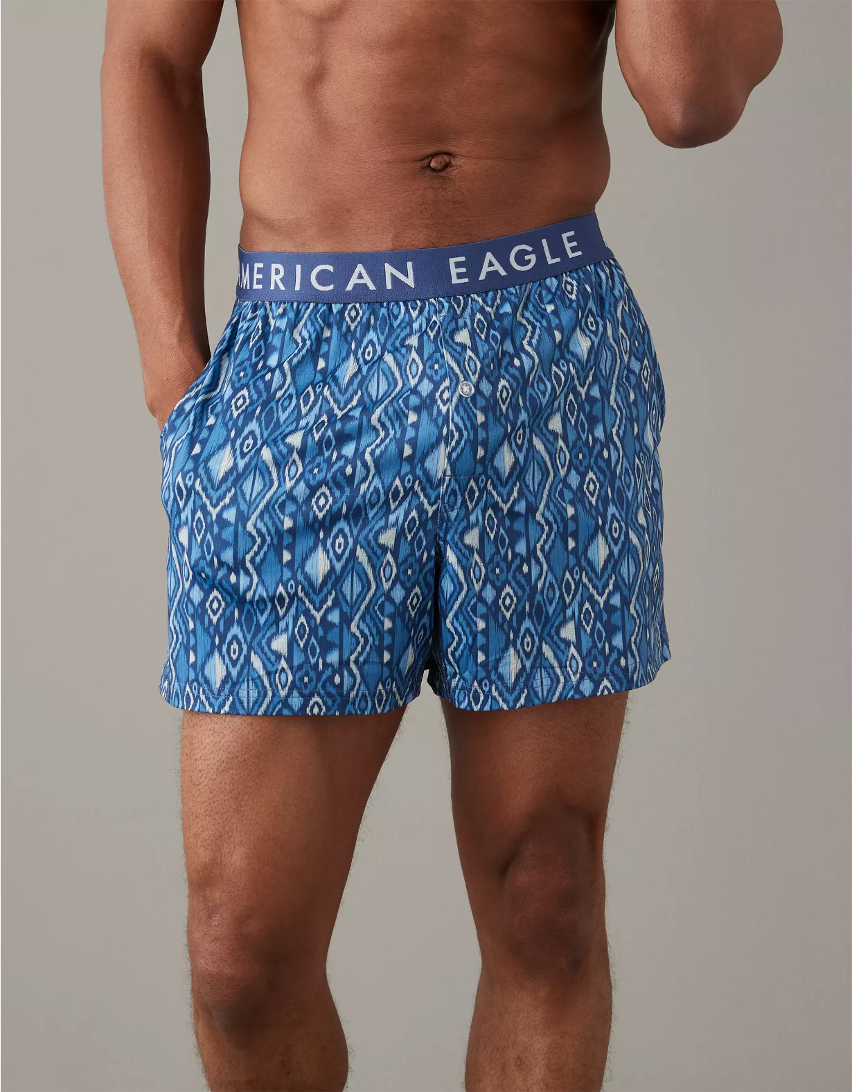 AEO Geo Print Ultra Soft Pocket Boxer Short 1 AEO Geo Print Ultra Soft Pocket Boxer Short