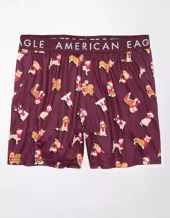 AEO Christmas Dogs Ultra Soft Pocket Boxer Short 5 AEO Christmas Dogs Ultra Soft Pocket Boxer Short -Aeri Clothing Shop 1237 3702 613 f