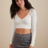 AE Cropped Shrug + Tank Top Set