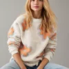 AE Floral Crew Neck Sweater