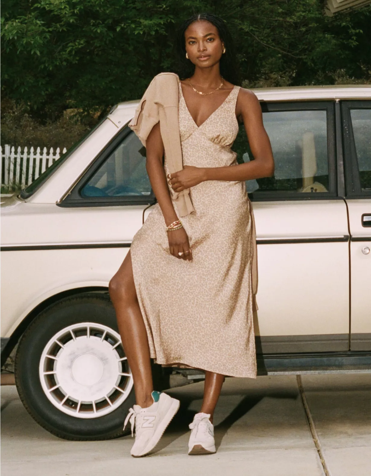 AE V-Neck Slip Midi Dress 1 AE V-Neck Slip Midi Dress