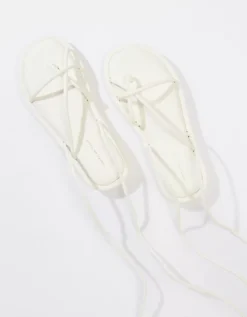 AE Platform Lace-Up Sandal -Aeri Clothing Shop 1415 6102 100 b
