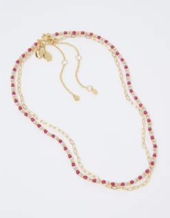 Aerie Iridescent Bead Necklace Pack