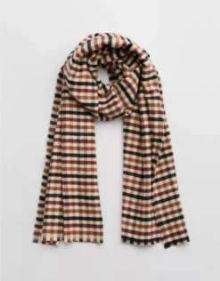 Aerie Lightweight Plaid Scarf