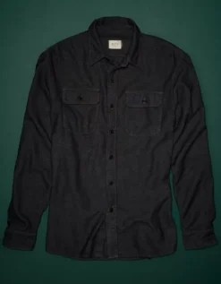 AE77 Premium Brushed Twill Workshirt -Aeri Clothing Shop 2308 2421 008 f