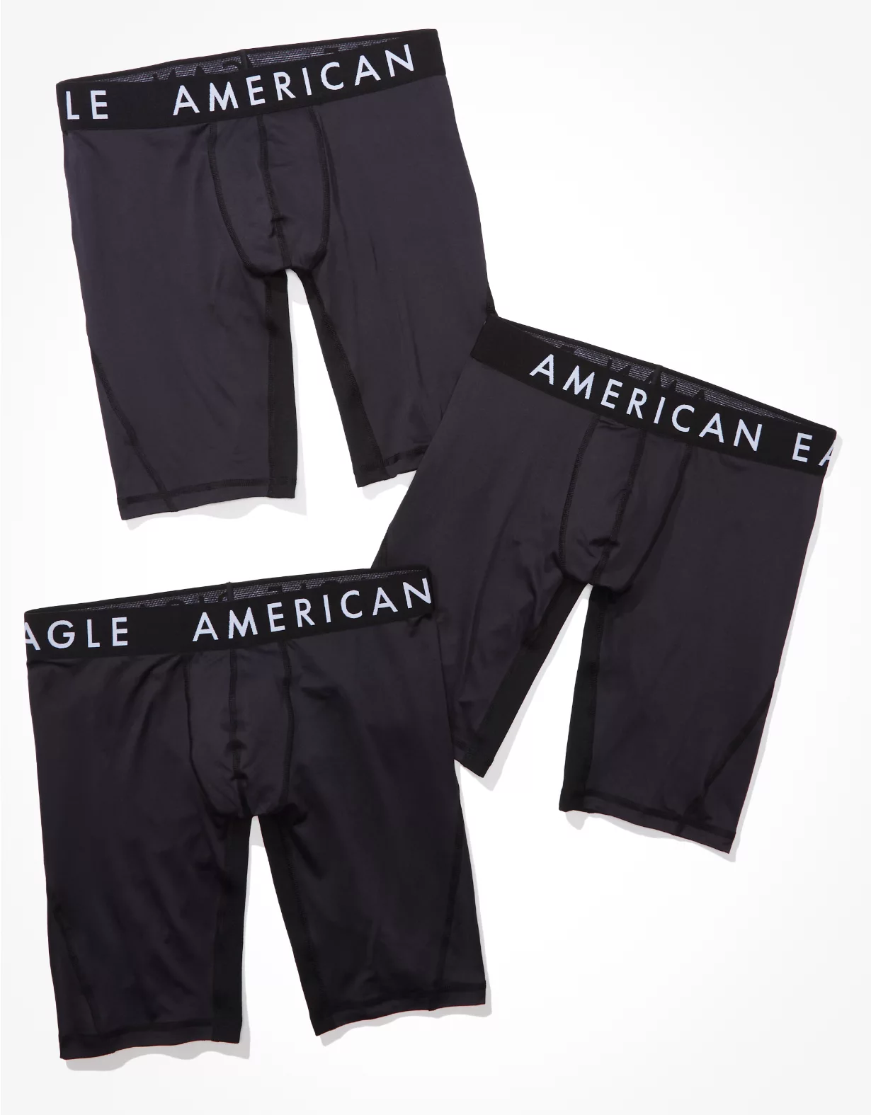 AEO Solid 9" Flex Boxer Brief 3-Pack 1 AEO Solid 9" Flex Boxer Brief 3-Pack