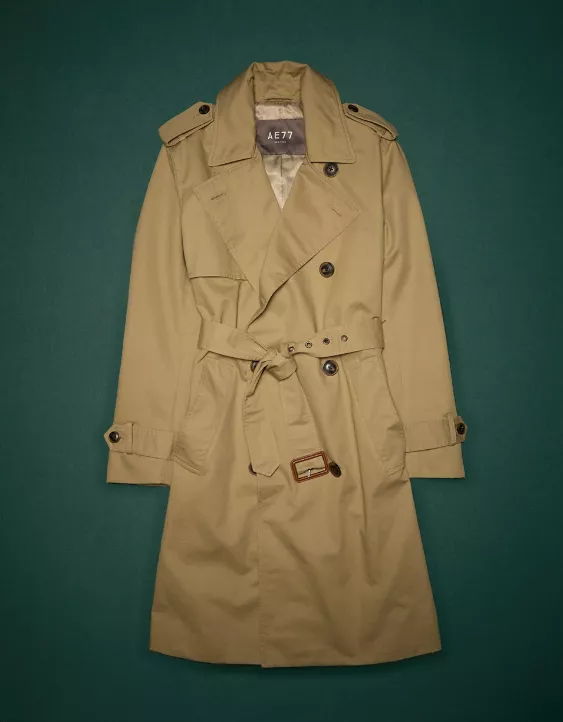 AE77 Premium Classic Trench Coat 3 AE77 Premium Classic Trench Coat - Image 3