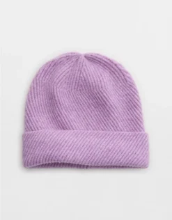 Aerie Ribbed Unreal Cashmere Beanie