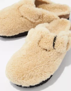 Birkenstock Women's Boston Big Buckle Shearling Clog -Aeri Clothing Shop 7410 5960 106 d1